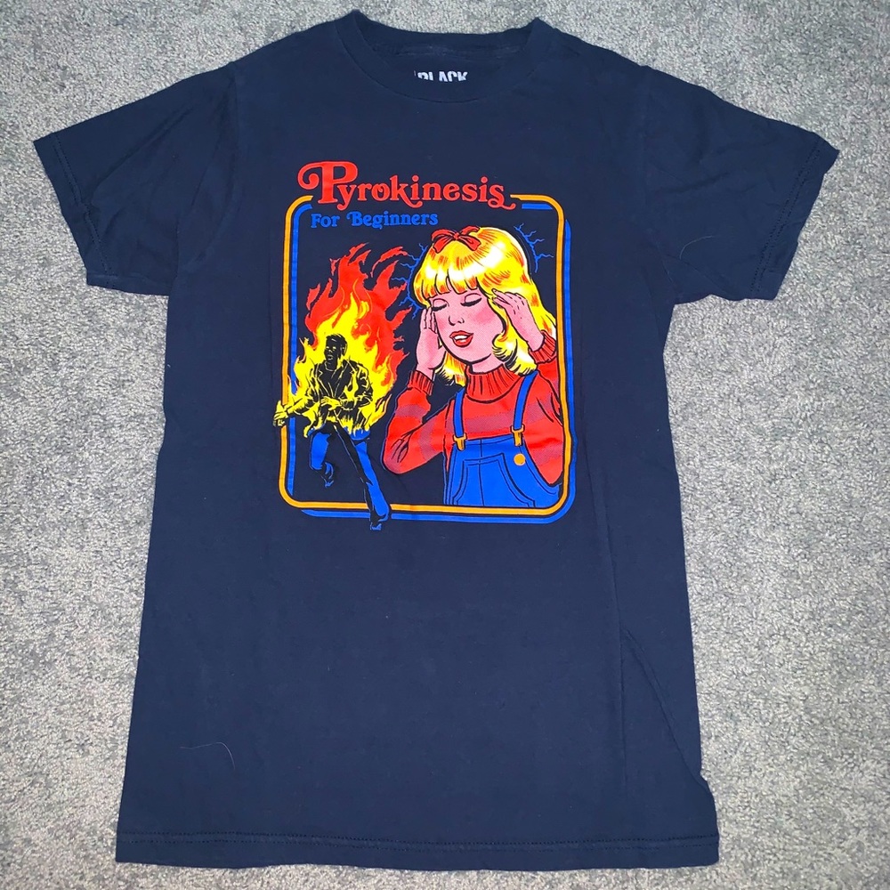 Steven Rhodes “pyrokinesis” t-shirt